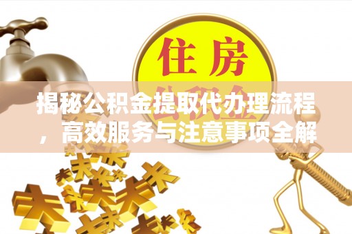 金沙揭秘公积金提取代办理流程，高效服务与注意事项全解析