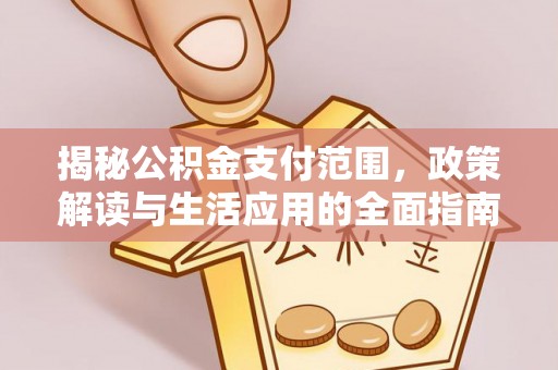 金沙揭秘公积金支付范围，政策解读与生活应用的全面指南
