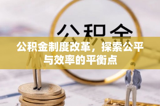 金沙公积金制度改革，探索公平与效率的平衡点